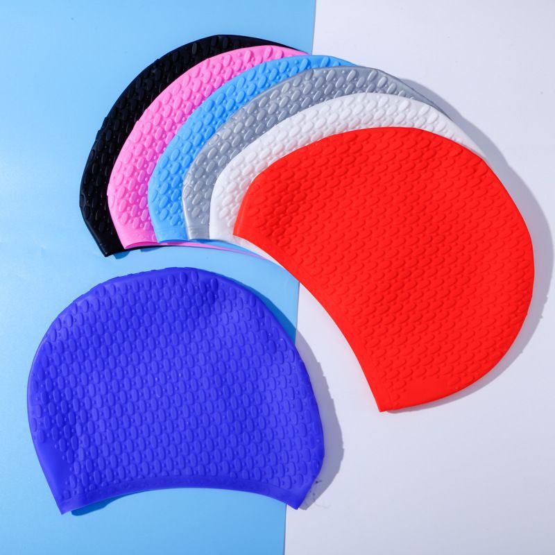 Aquatic Sports Cap - Silicone Swimming Cap for Adults Waterproof