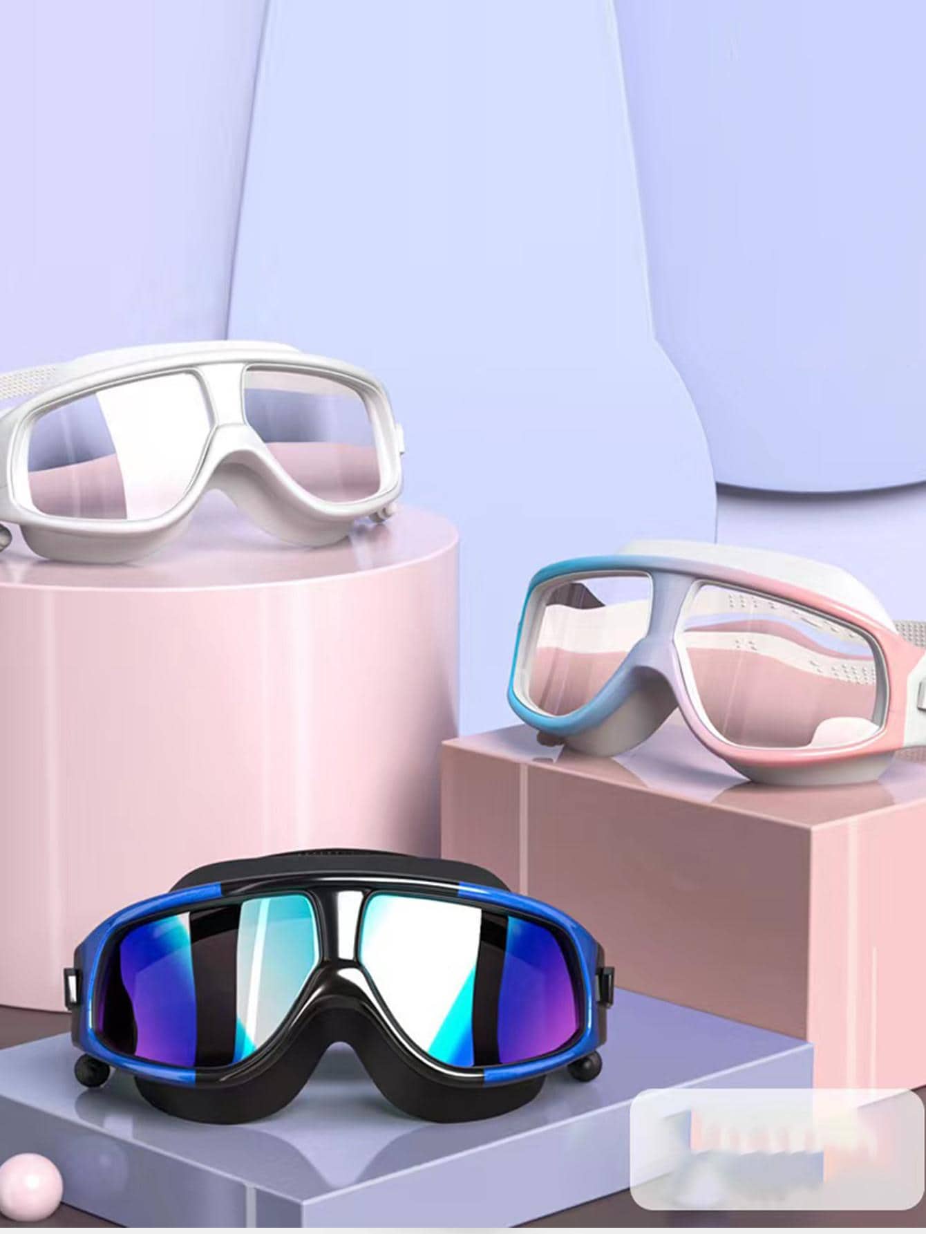 Aquatic Sports Cap - Professional Swimming Goggles HD Waterproof Anti