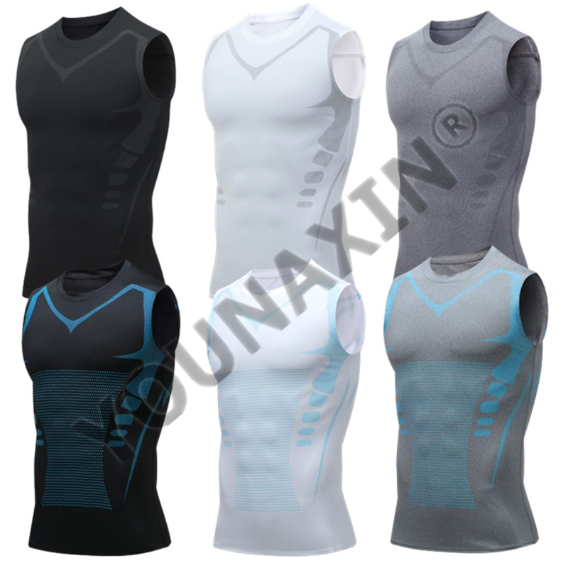 Aquatic Gym - 3 Pieces Men's Sleeveless T-Shirts Base