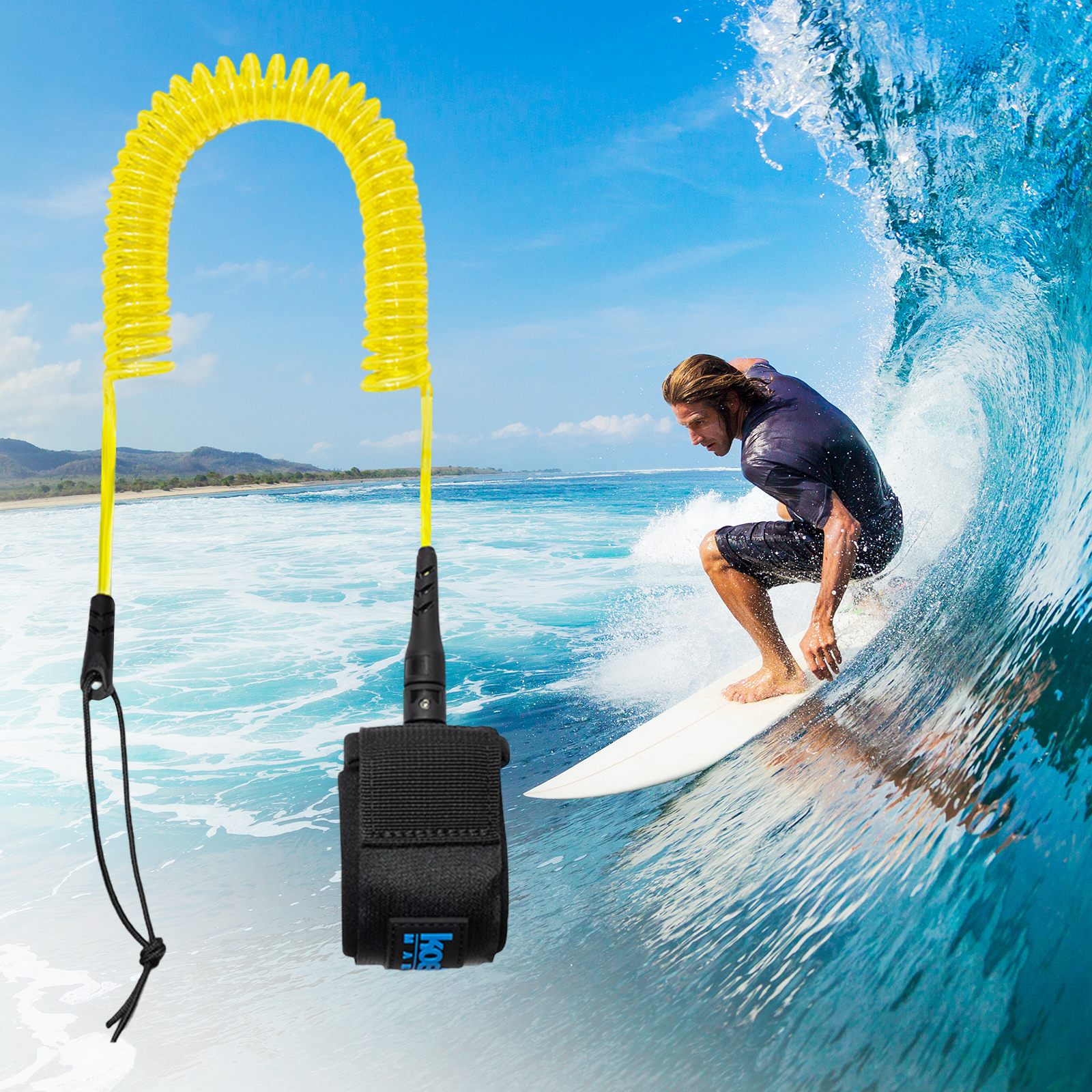 Surfboard Leash 10FT SUP Ankle - đánh giá và giá Surfboard Leash Ankle