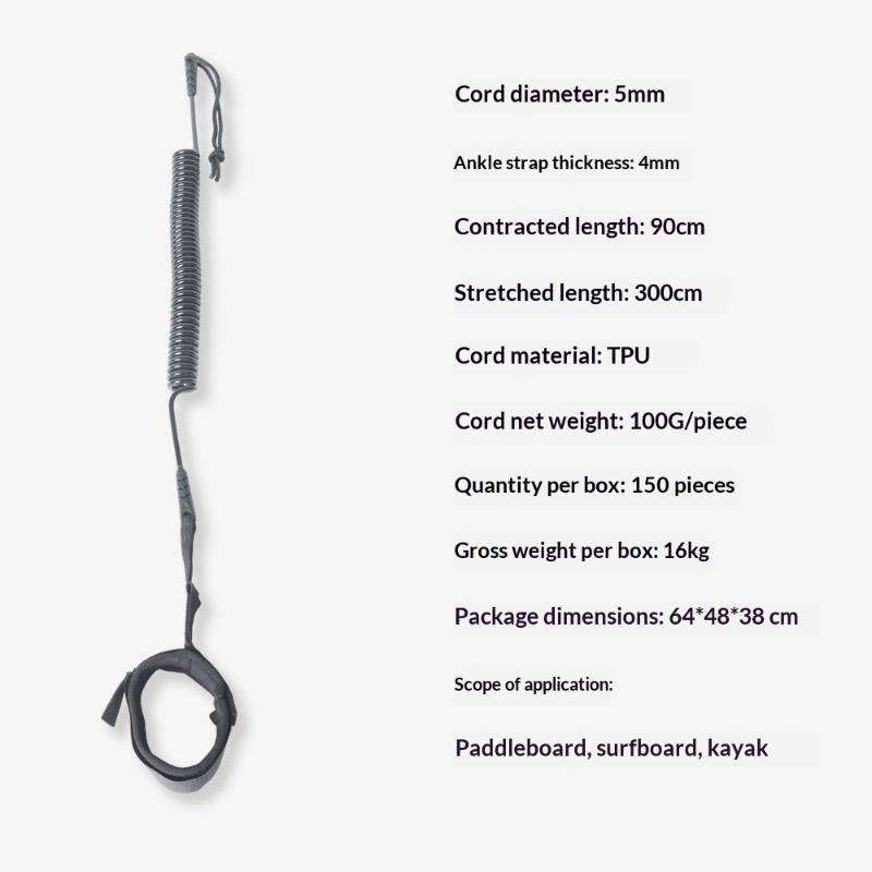 1PC Surf Sup 10 Feet Ankle Lea - đánh giá và giá Surfboard Leash Ankle