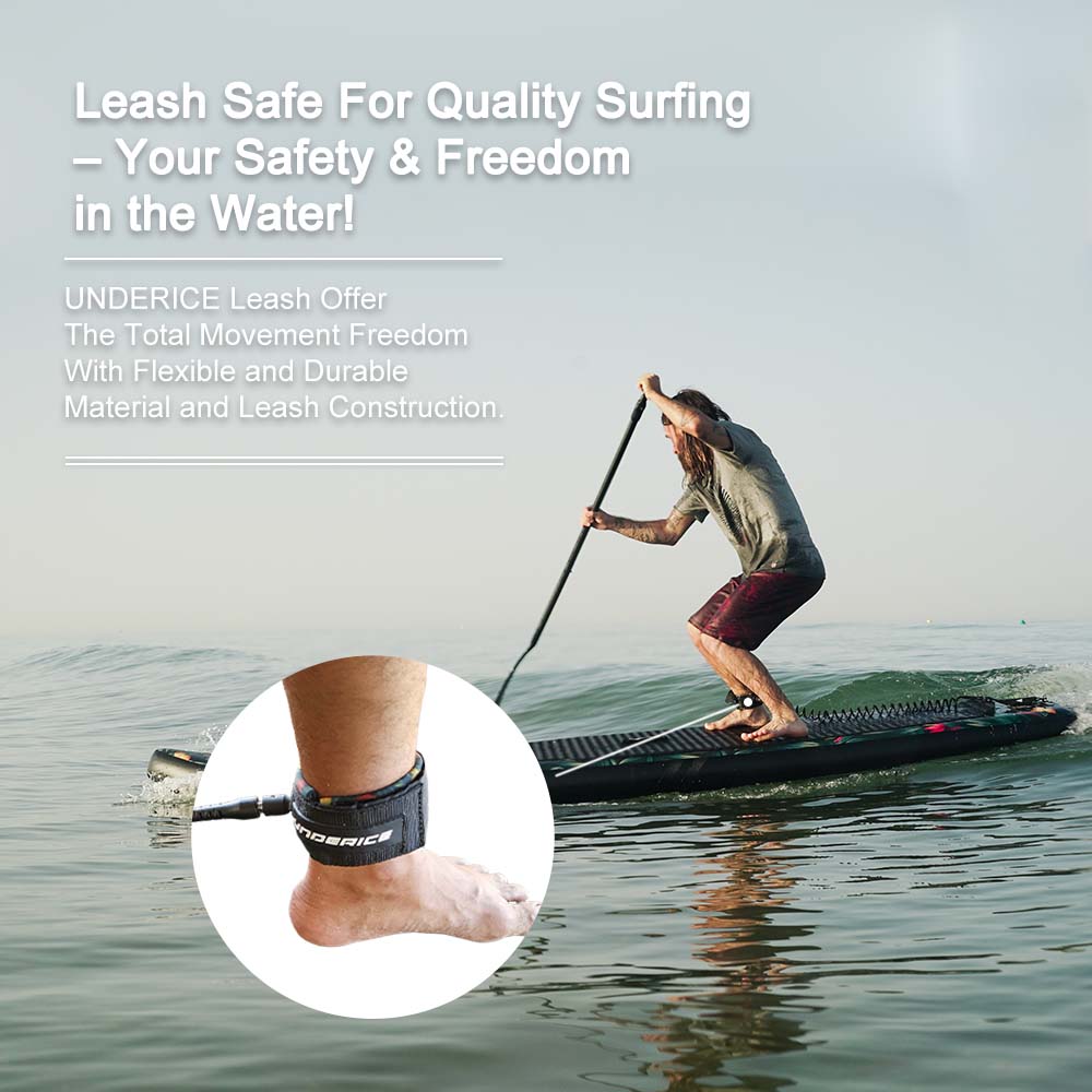 SUP Paddle Leash 7MM 11-10FT S - đánh giá và giá Surfboard Leash Ankle
